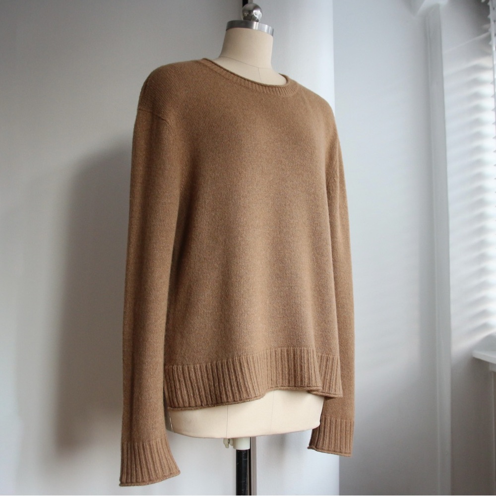 Jenni Kayne Tan Crew Neck Sweater